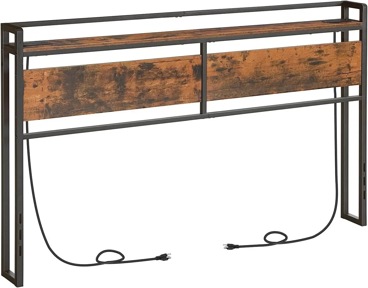 King Size Headboard with USB Ports and Storage Rack from PriceLows™