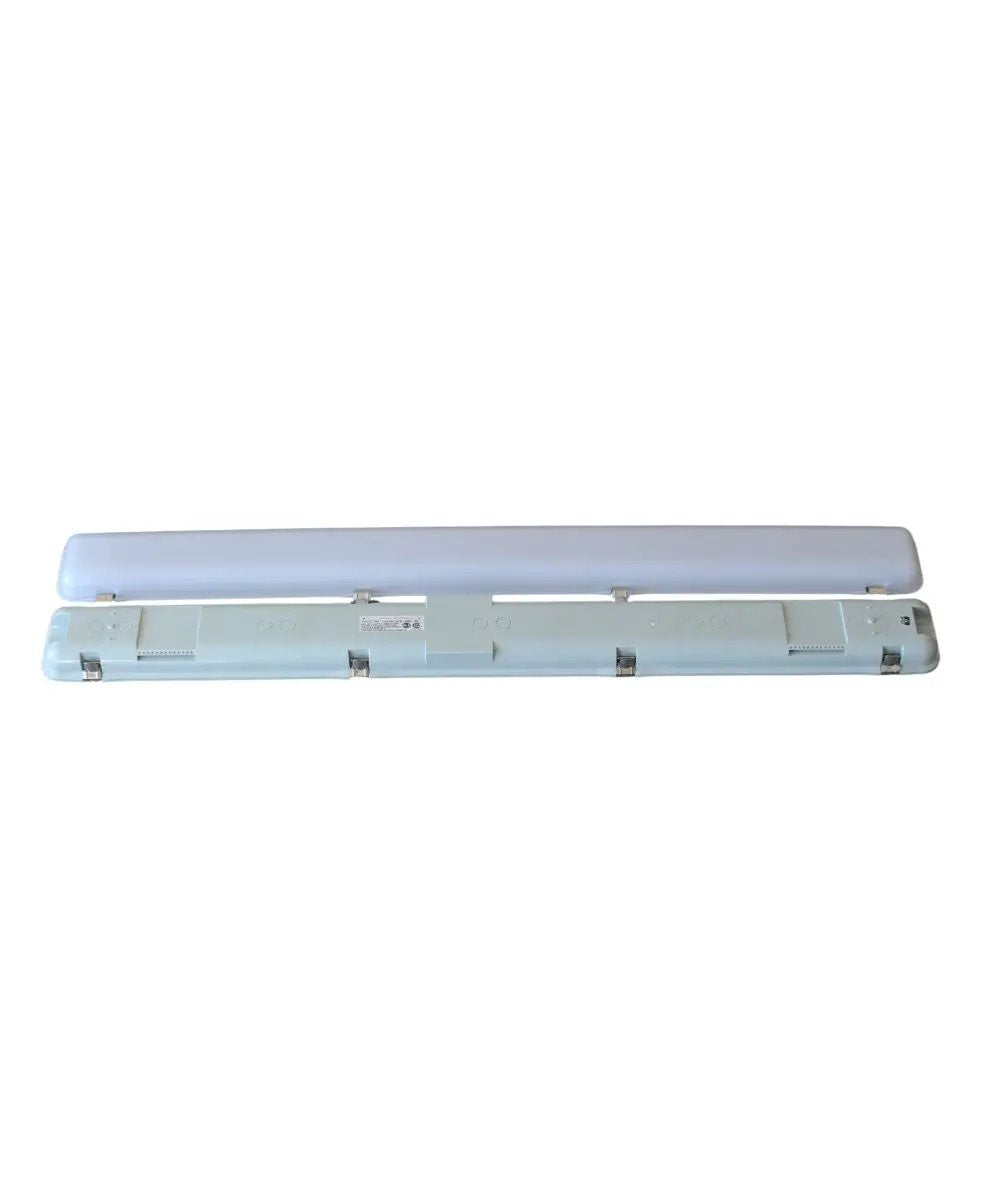 Linear Vapor Tight LED Light | 50 Inch Wide | Integrated Low Profile | 6 Pack