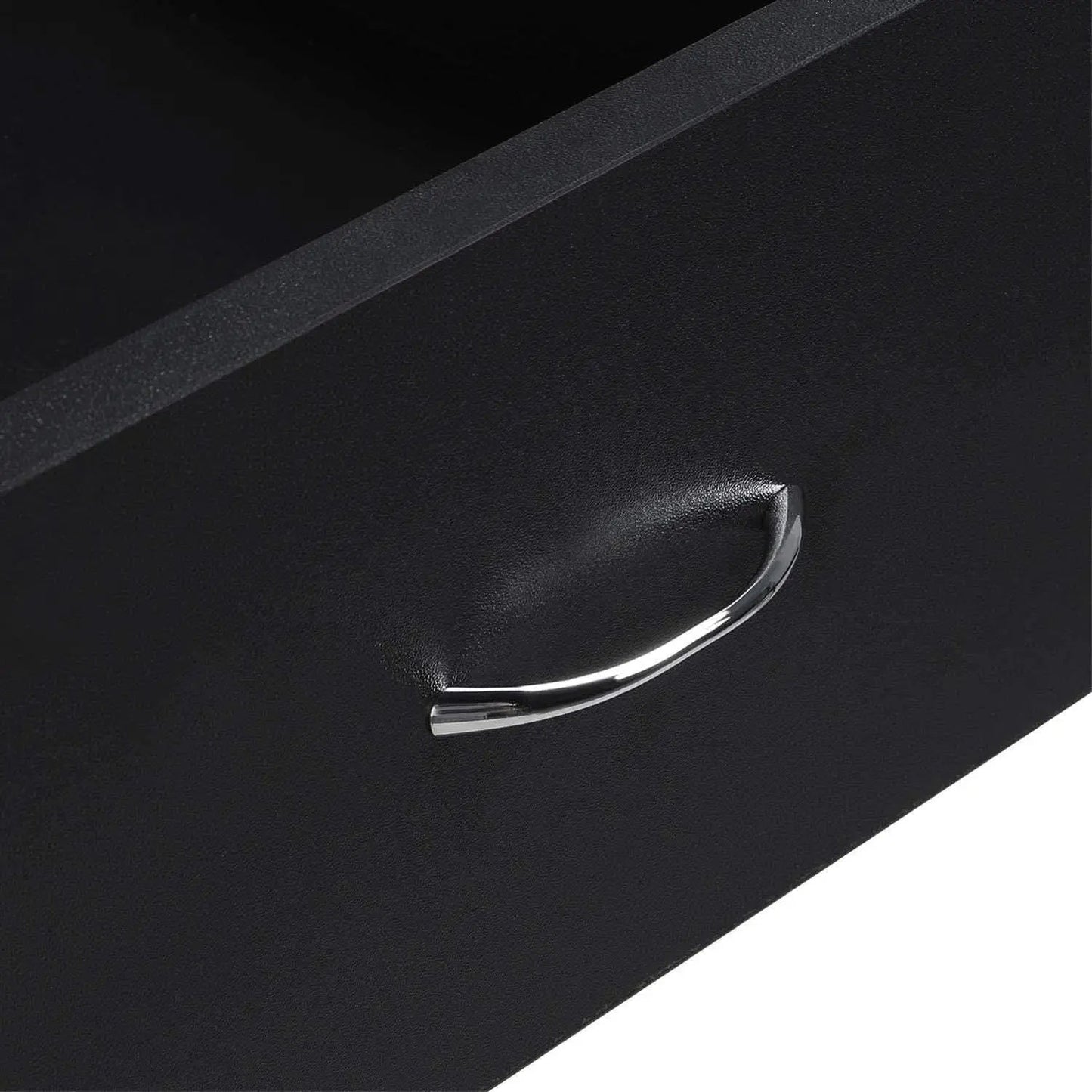 Black Wooden Computer Desk With Storage Drawer Cpu Stand from PriceLows™