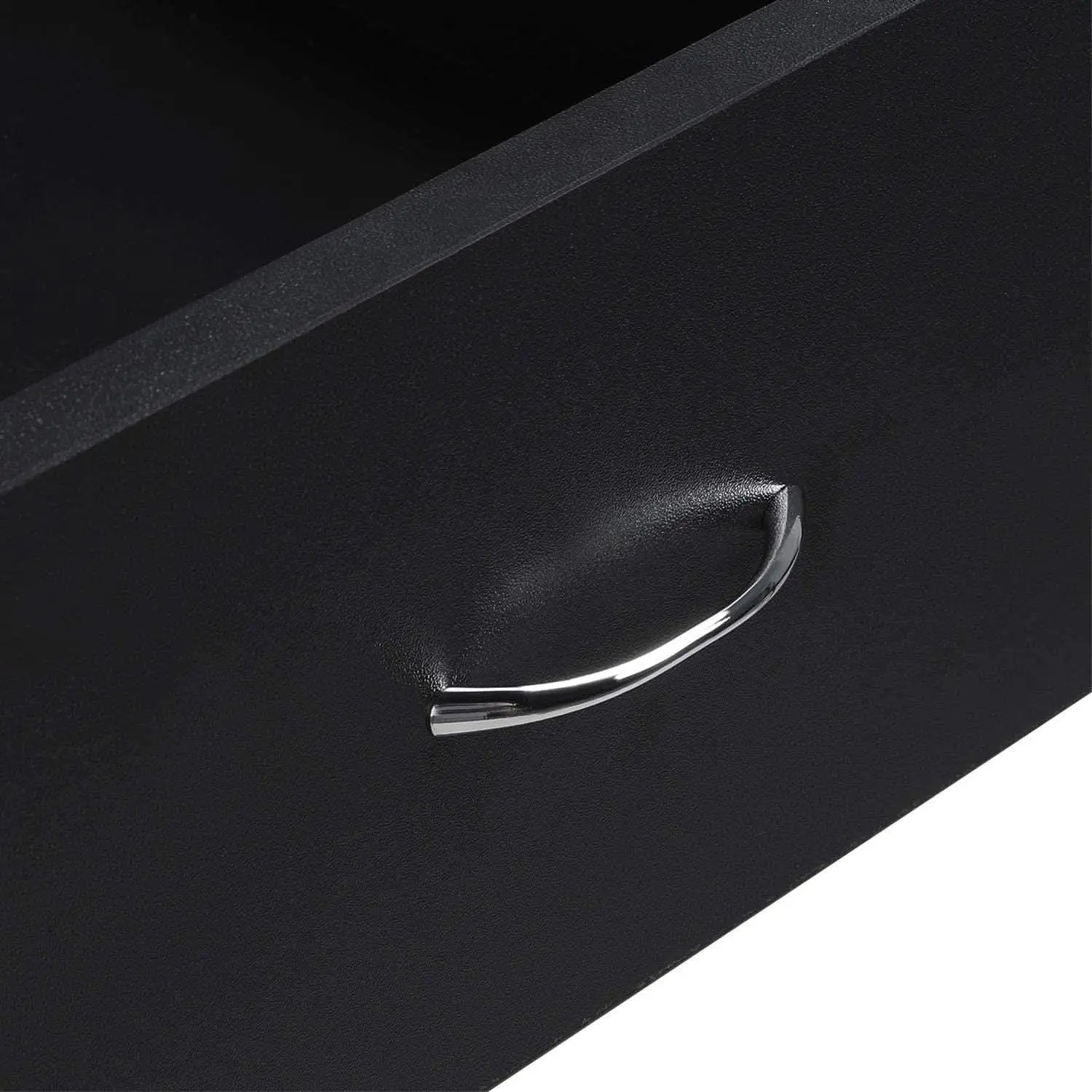 Black Wooden Computer Desk With Storage Drawer Cpu Stand from PriceLows™