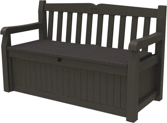 70 Gallon Outdoor Storage Bench Box for Garden Tools from PriceLows™