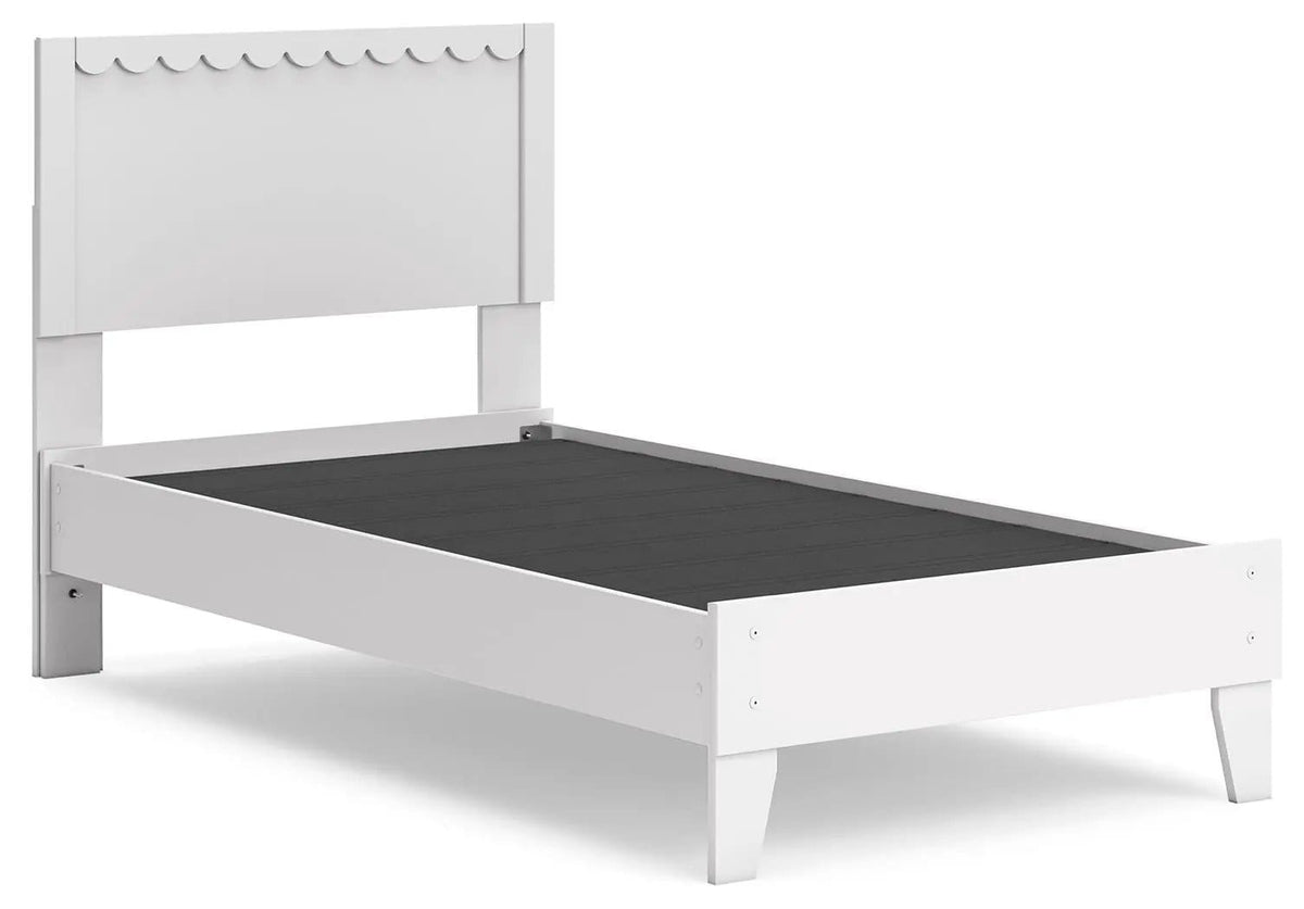 Hallityn Panel Platform Bed | 2 Pieces | Bedroom Furniture | Bedroom