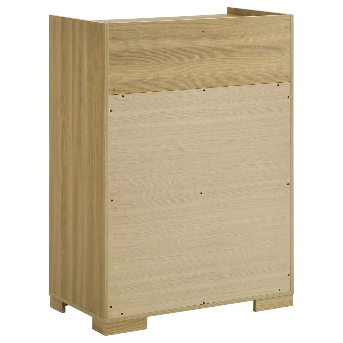 Hyland 4-drawer Chest of Drawers | 31 x 17.25 x 44 in | Engineered Wood & Metal | Natural