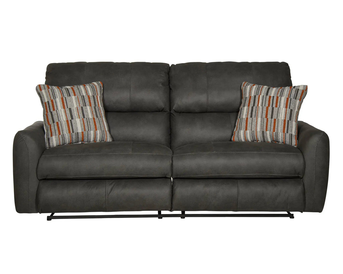 Dorian Reclining Sofa | 4 Pieces | Faux Leather & Fabric | Living Room