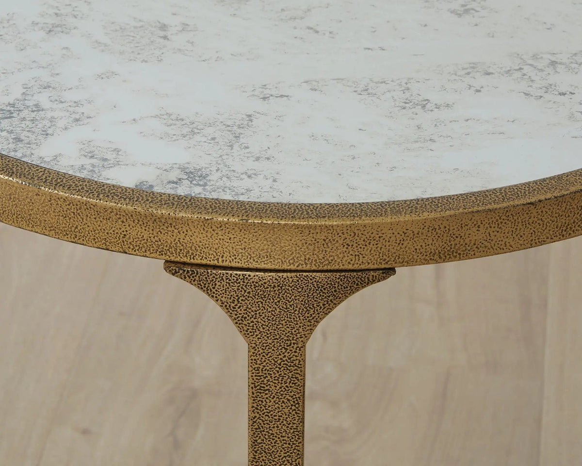 Korajane Table | 2 Pieces | Faux Marble & Tempered Glass | Living Room
