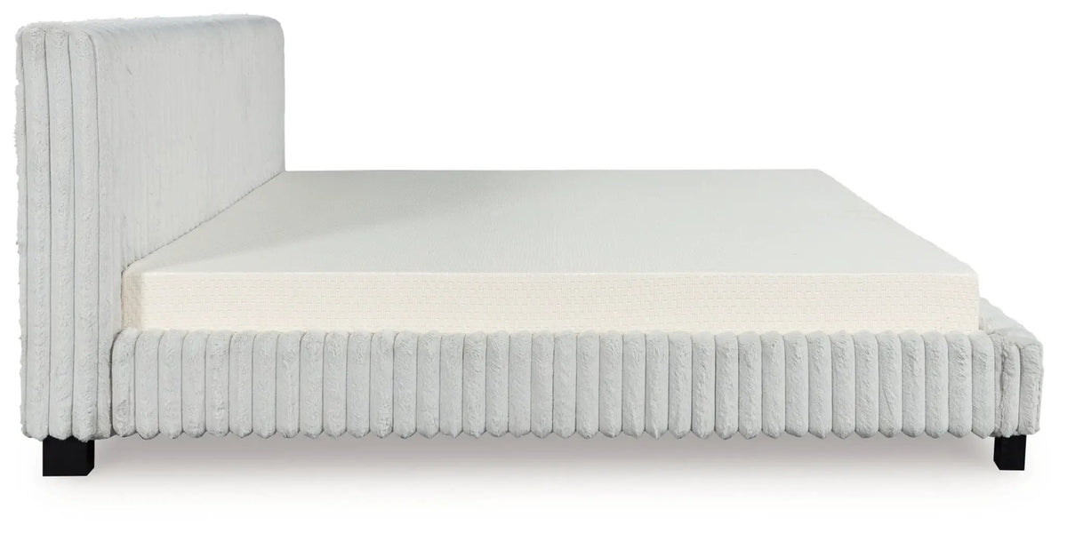 Zuraleus Upholstered Bed | Corded Fabric | Casual Contemporary Style | 91.25 Inch Width