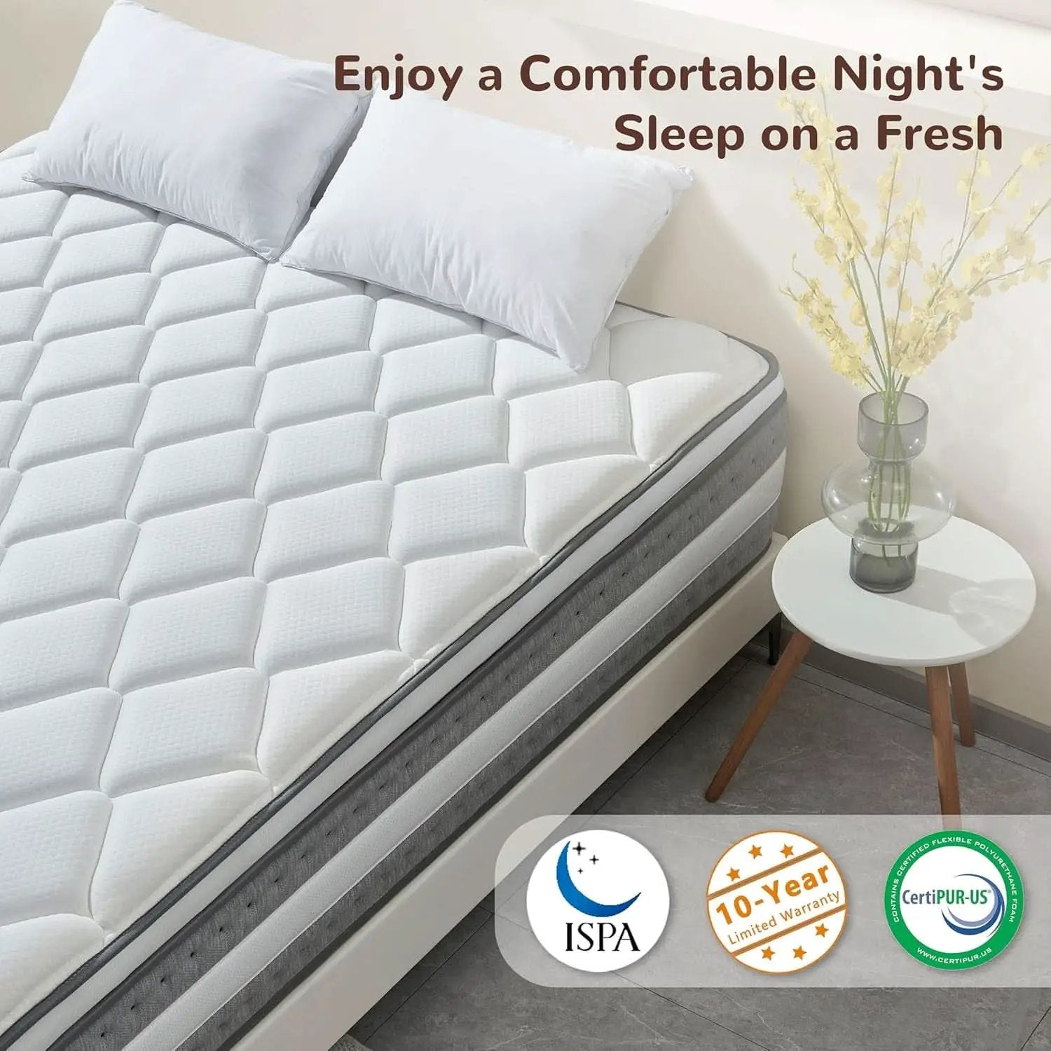 King Size Orthopaedics Hybrid Memory Foam Mattress from PriceLows™