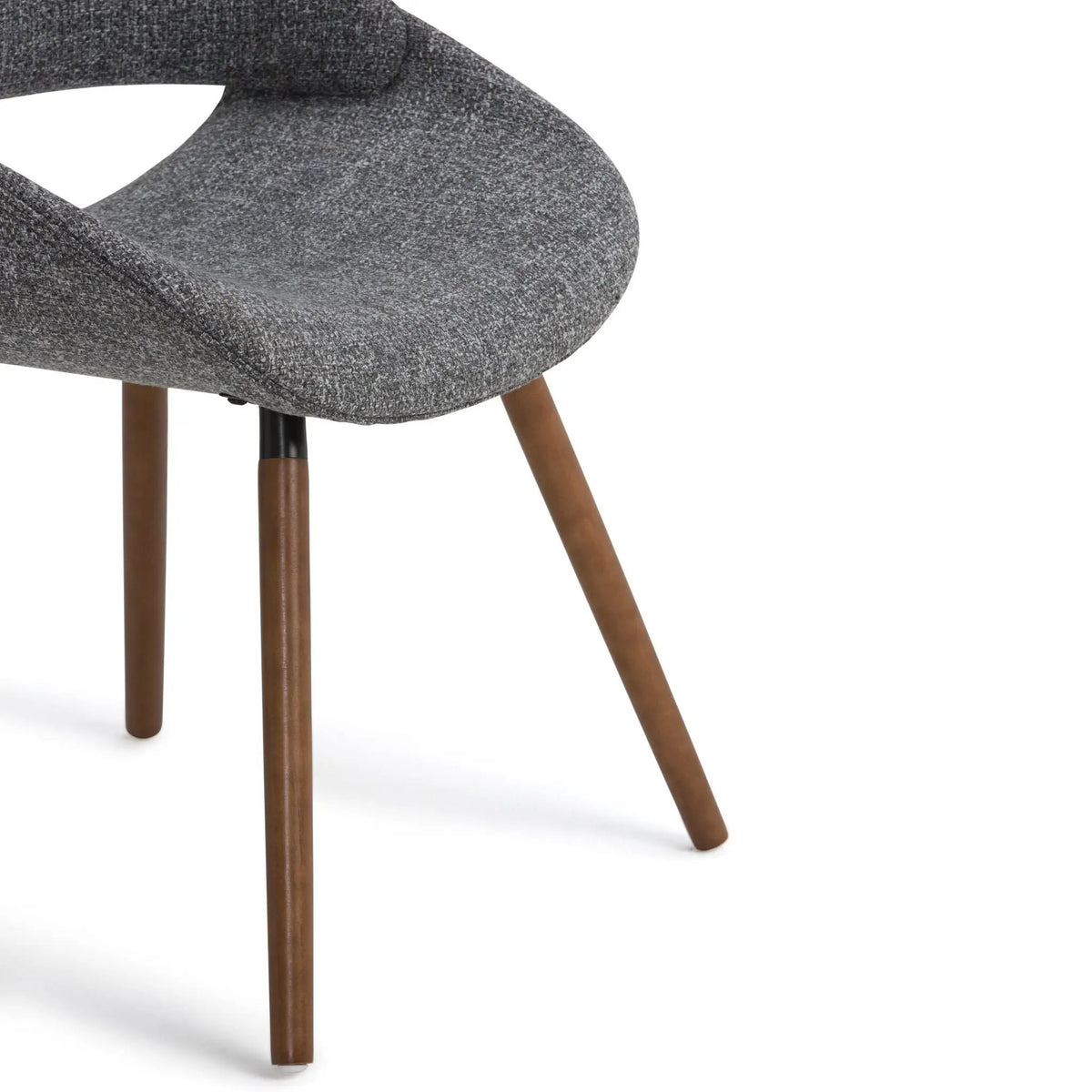 Malden Upholstered Bentwood Dining Chair | Mid Century Modern | Solid And Engineered Wood | High Density Foam