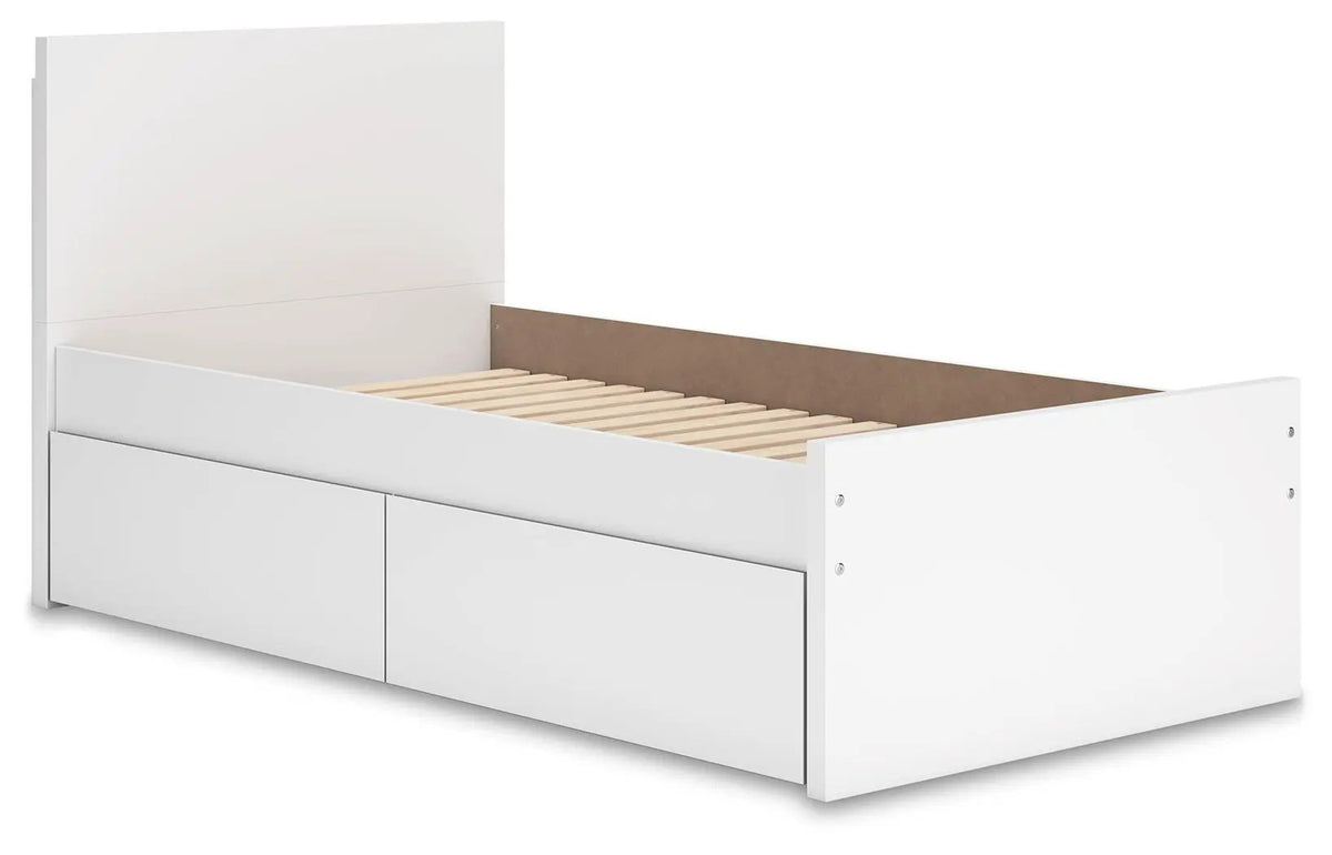 Onita Panel Platform Bed | Minimal Design | Ultra-Clean Lines | Easy-Elegant Solid Finish