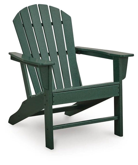 Sundown Shores Adirondack Chair | Green | 22.38 Inch Seat Width | 17.88 Inch Seat Depth