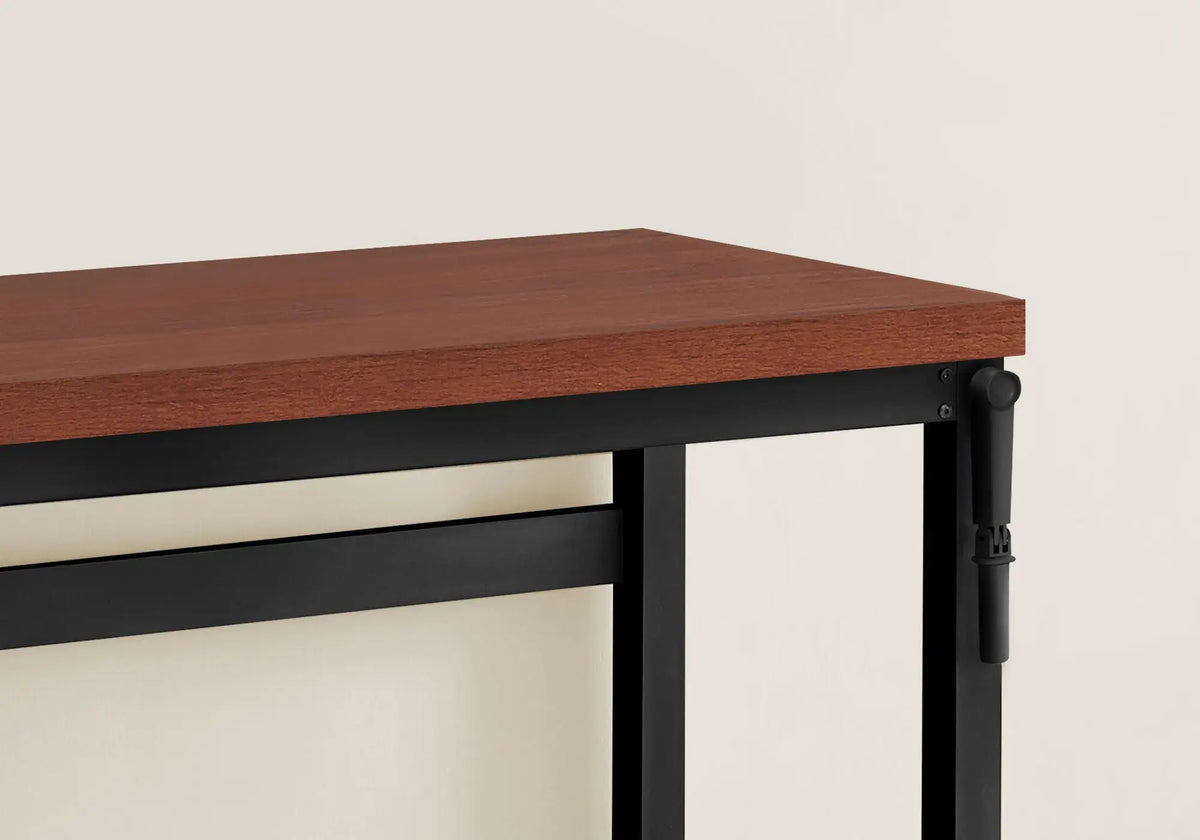 Adjustable Standing Computer Desk | 47.25 Inch Width | Thick Panel Tabletop | Contemporary Design