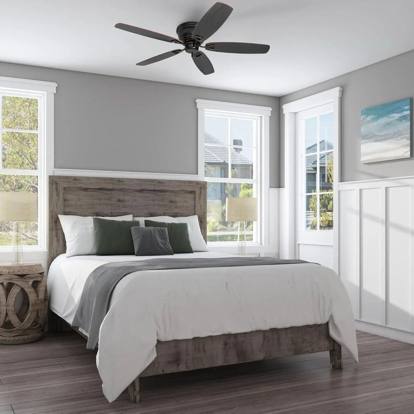 Oil Rubbed Bronze 52 Inch Ceiling Fan Reversible Motor from PriceLows™
