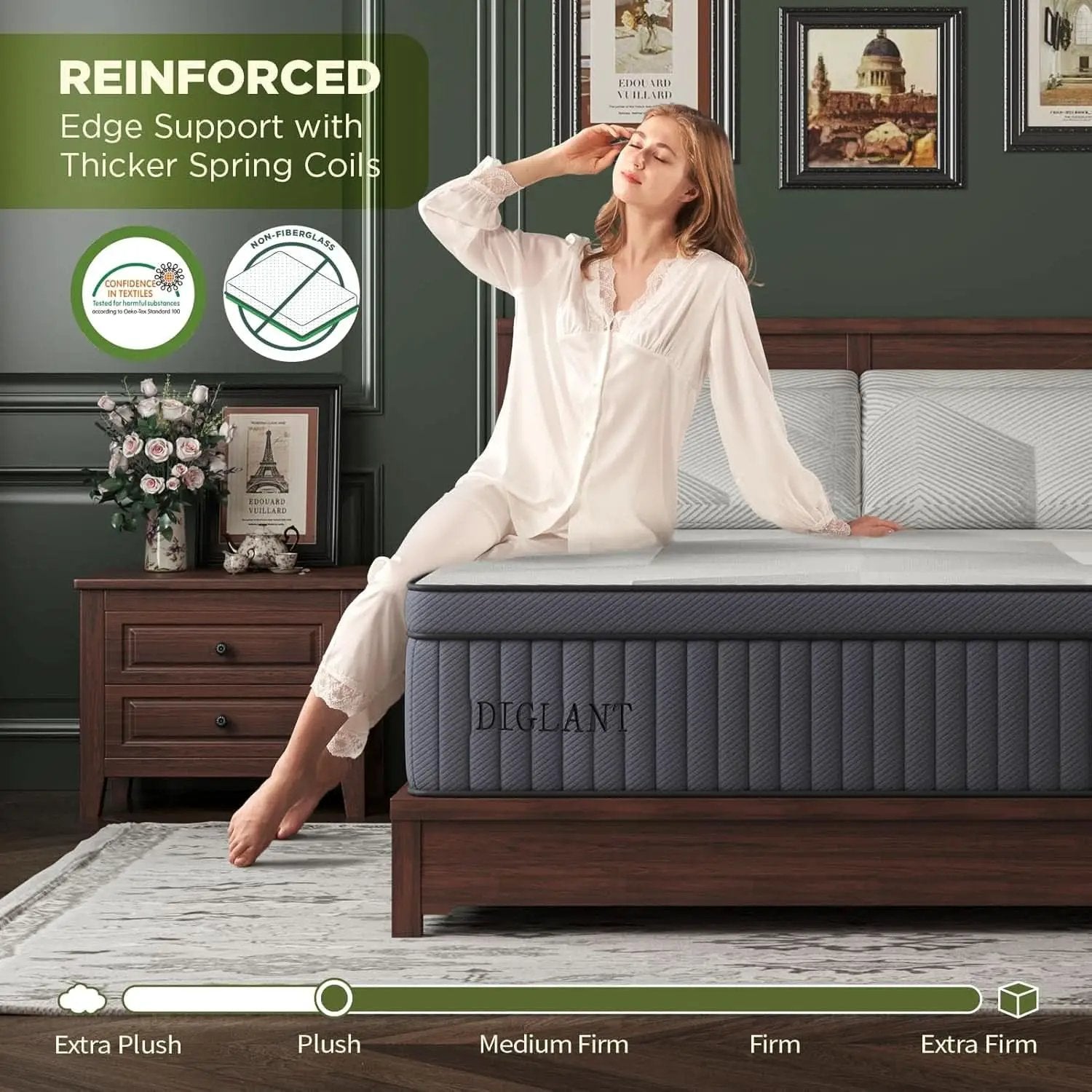 Queen Hybrid Memory Foam Mattress 14 Inch from PriceLows™