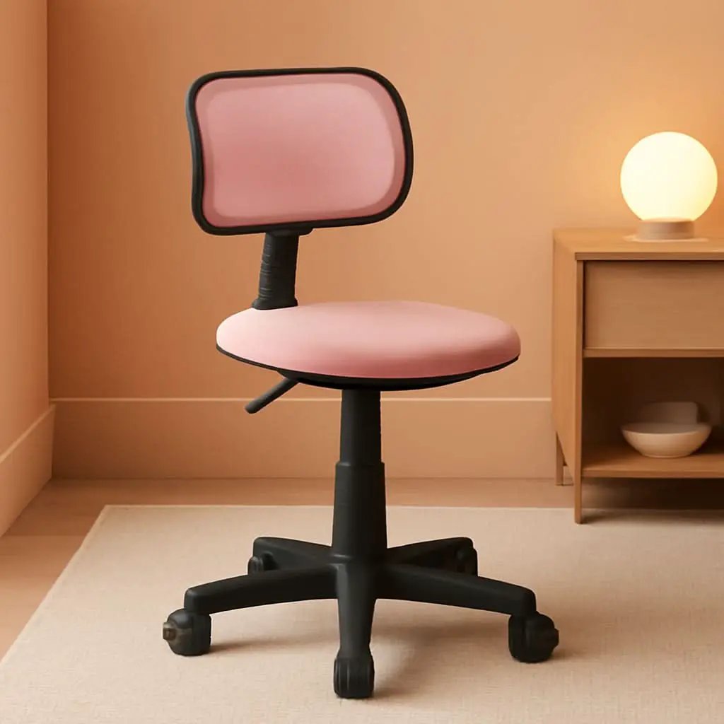 Blush Adjustable Swivel Mesh Desk Chair For Office from PriceLows™