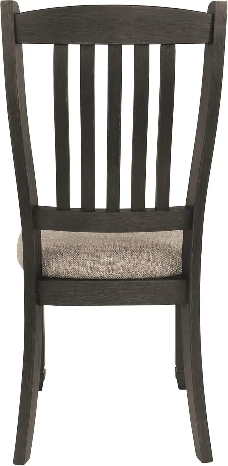 Upholstered Dining Chair 20 Inch Antique Black Set Of 2 from PriceLows™