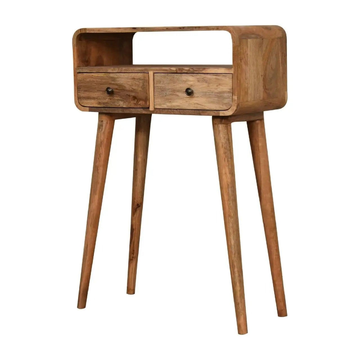 Curved Chestnut Console Table | 3 Pieces | Mango Wood | Living Room
