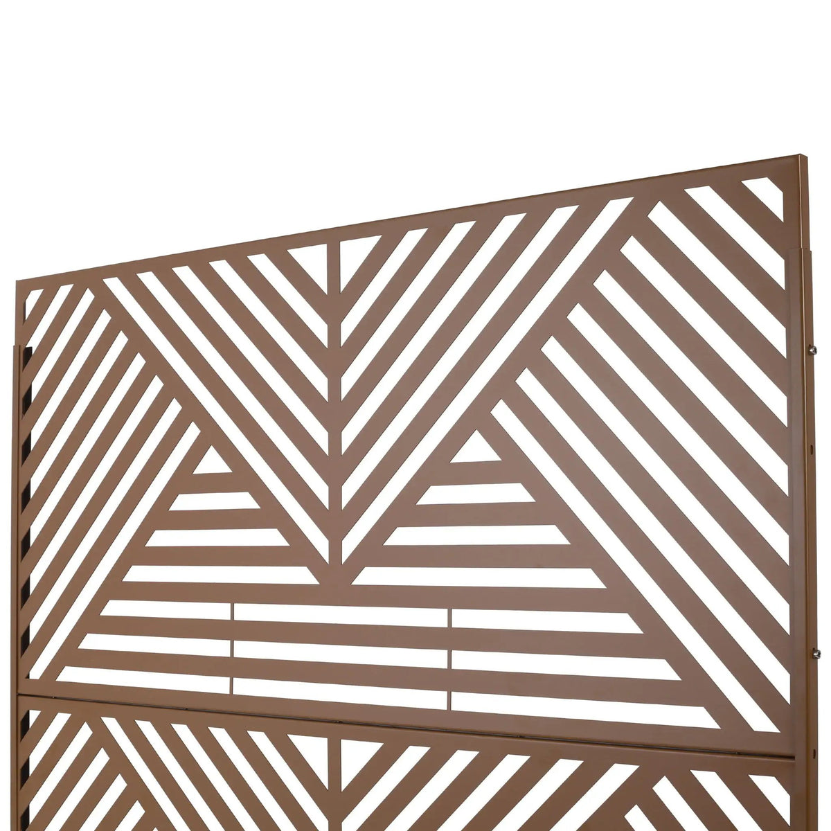 Freestanding Metal Privacy Screen | Outdoor | Indoor Decor Divider