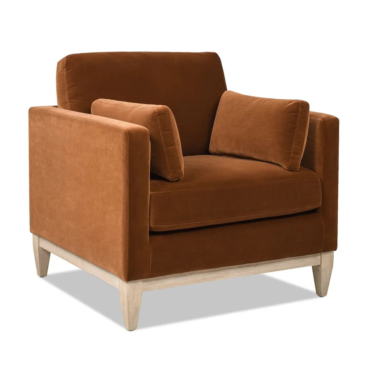 Knox Modern Farmhouse Arm Chair | Feather-Down Wrapped Cushions | Reversible Back And Arm Cushions | Durable Upholstery