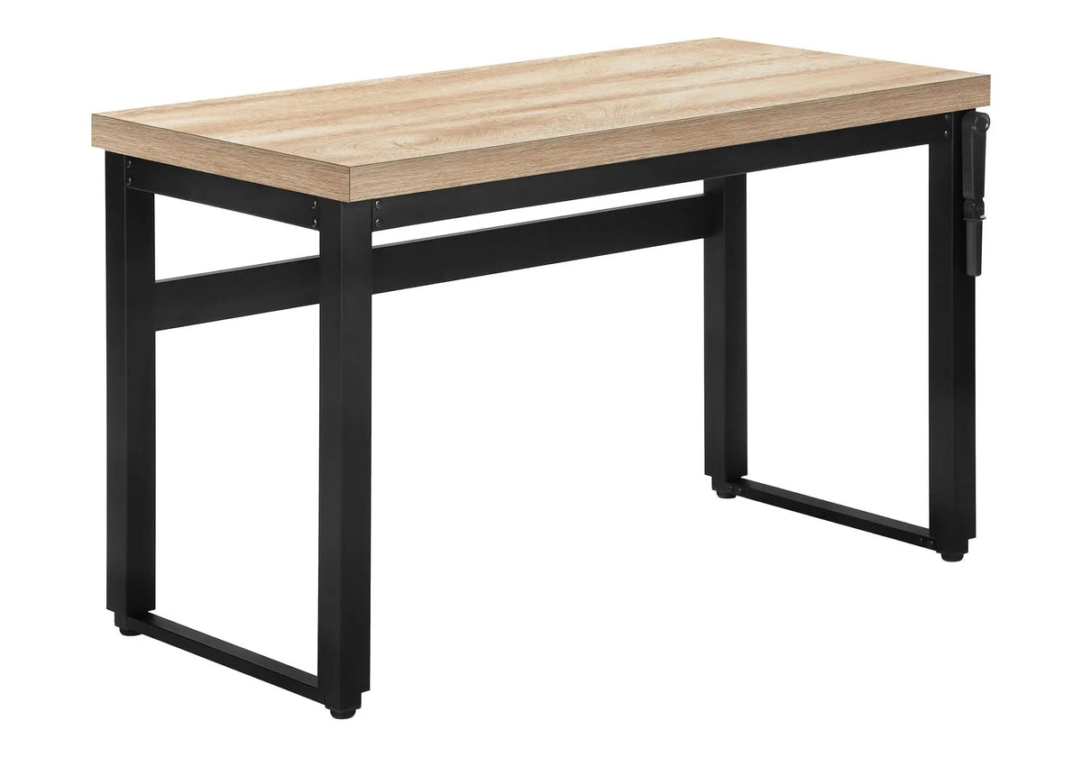 Adjustable Standing Computer Desk | 47.25 Inch Width | Thick Panel Tabletop | Contemporary Design