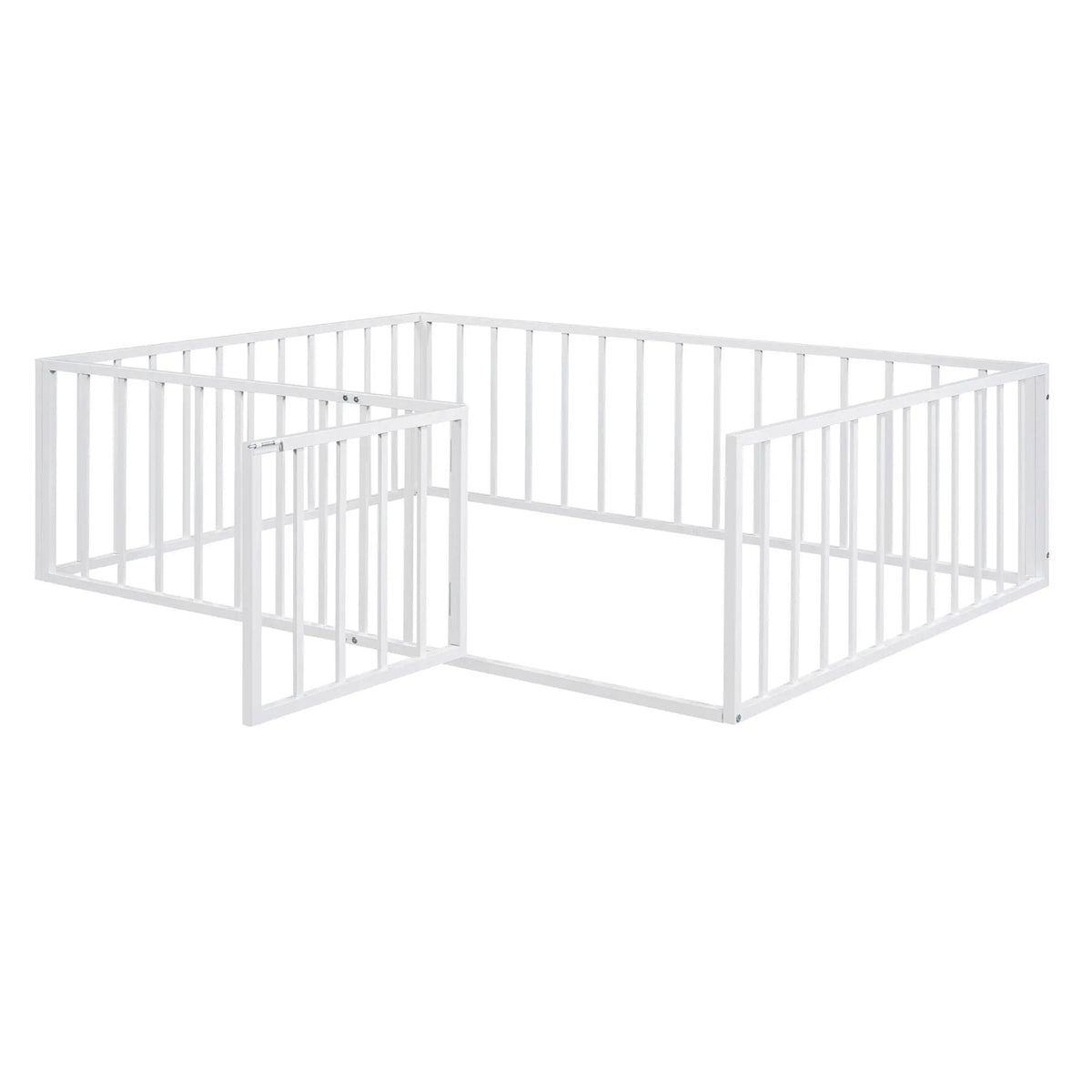 Metal Floor Bed Frame | Raised Fence Gate | Low Platform Design