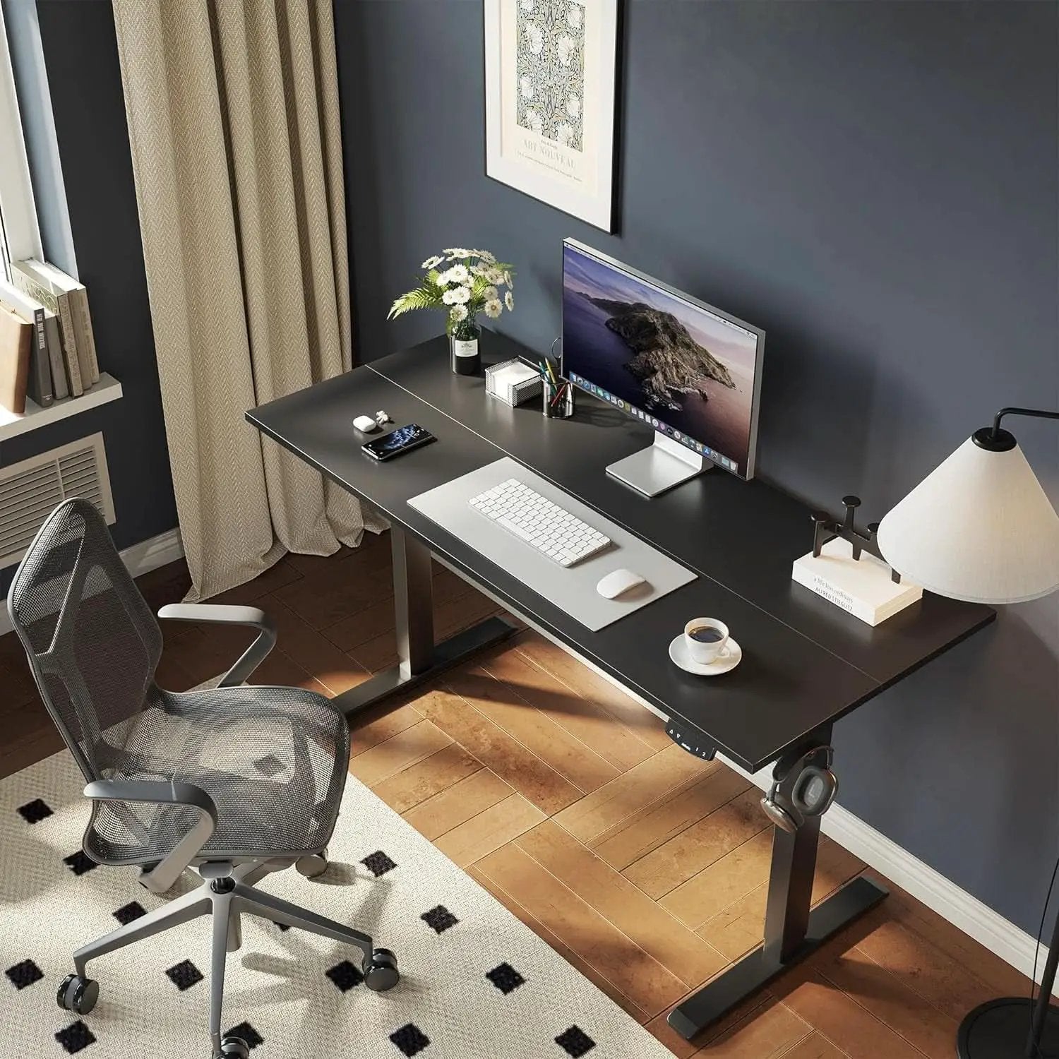 48 Inch Electric Standing Desk With Adjustable Height from PriceLows™