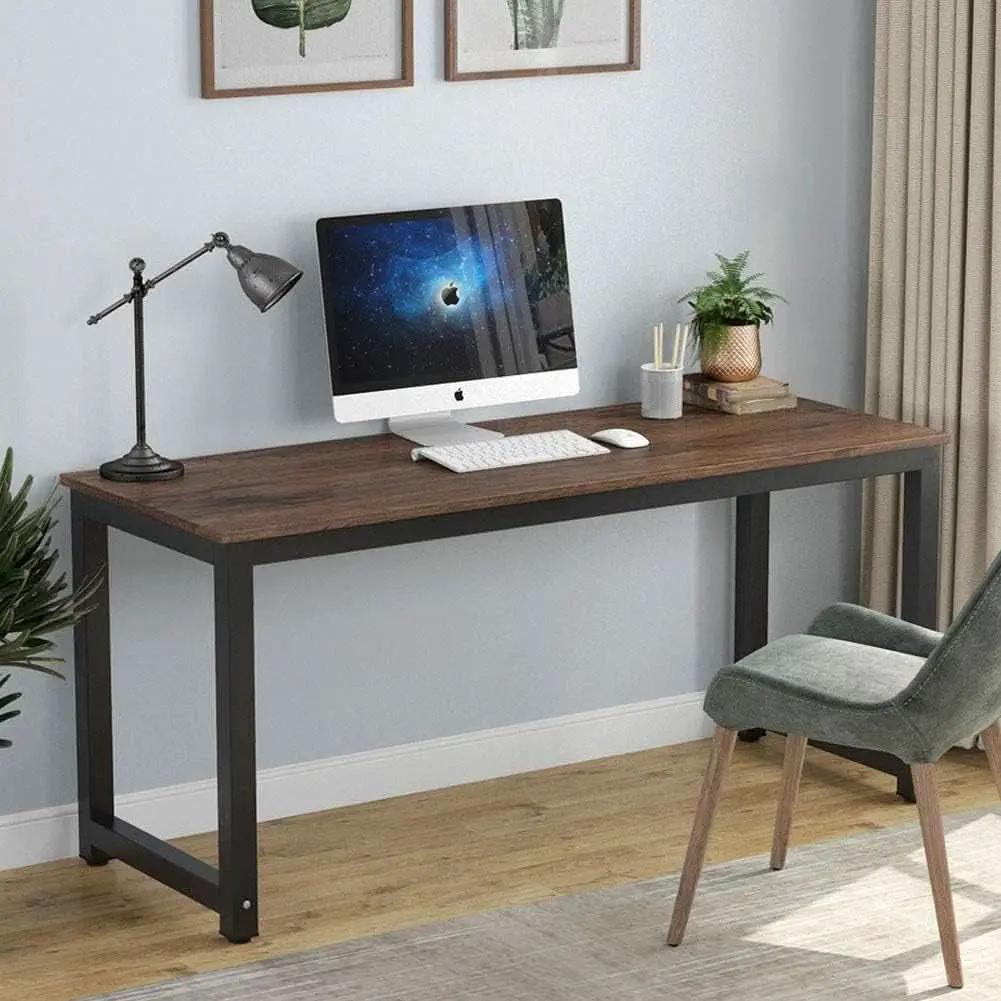 63 Inch Rustic Brown Computer Desk For Home Office from PriceLows™