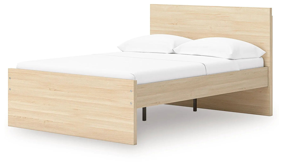 Onita Panel Platform Bed | Minimal Design | Ultra-Clean Lines | Easy-Elegant Solid Finish