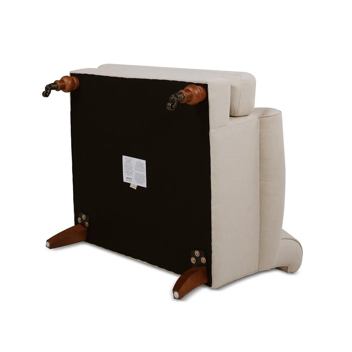 Alana Lawson Accent Arm Chair With Casters | 2 Pieces | Plywood | Living Room