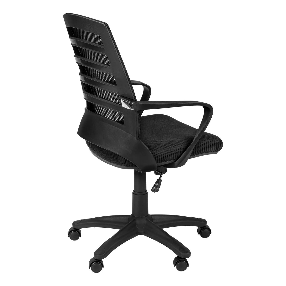 Ladder-Back Office Chair | Mid-Back Ergonomic Design | Adjustable Height | Armrests