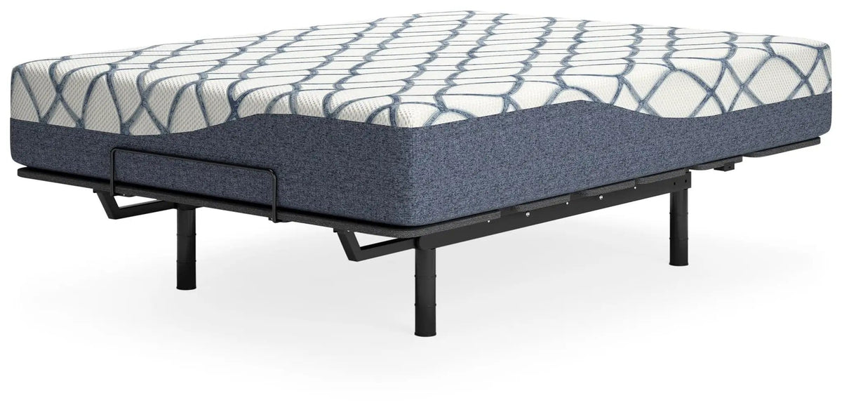 12 Inch Chime Elite 2.0 California King Mattress | 83.5 x 72 x 12 in | Bedroom Furniture | White / Blue