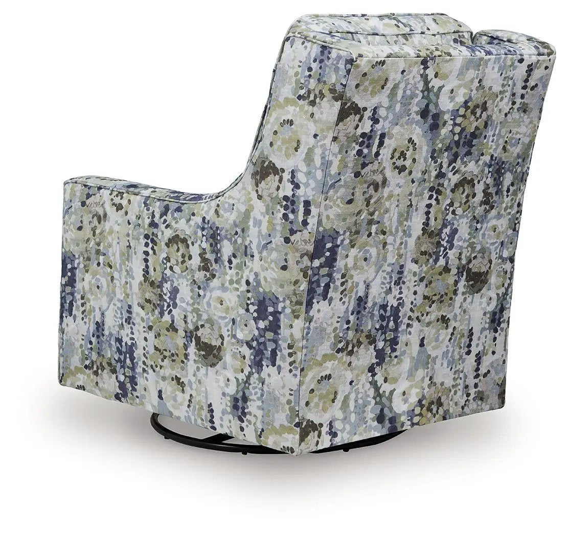 Dustinford Swivel Glider Accent Chair | 30 x 39 x 41 in | Living Room Furniture | Multi