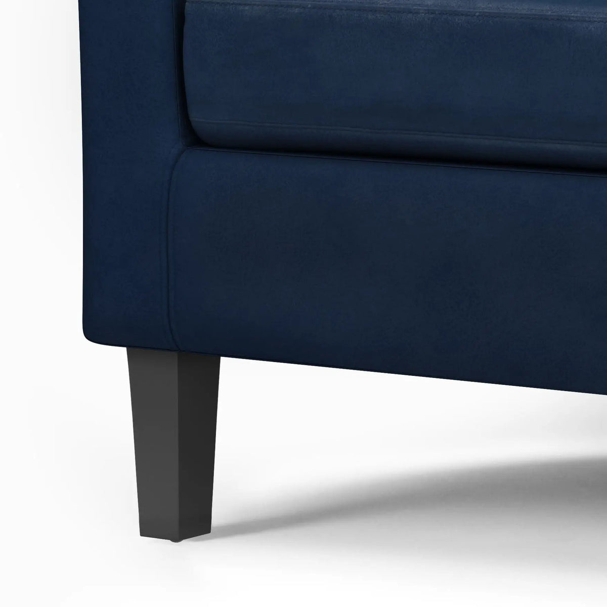 Austin Transitional Tub Chair | Curved Back | Top Stitching Detail | Kiln-Dried Wood Frame