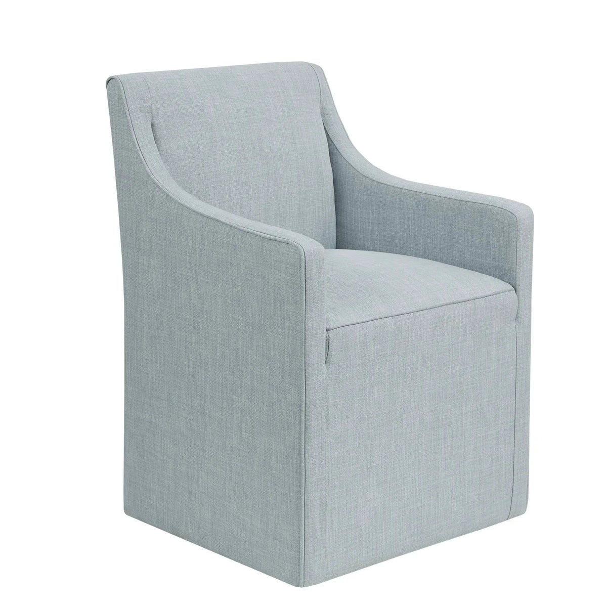 Traditional Dining Armchair | Upholstered | Fully Assembled | Gray
