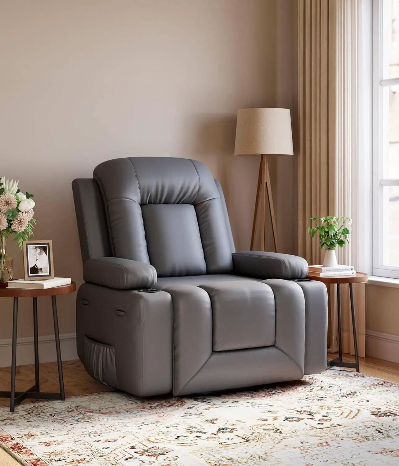 Power Lift Recliner Chair With Heat And Massage For Seniors from PriceLows™