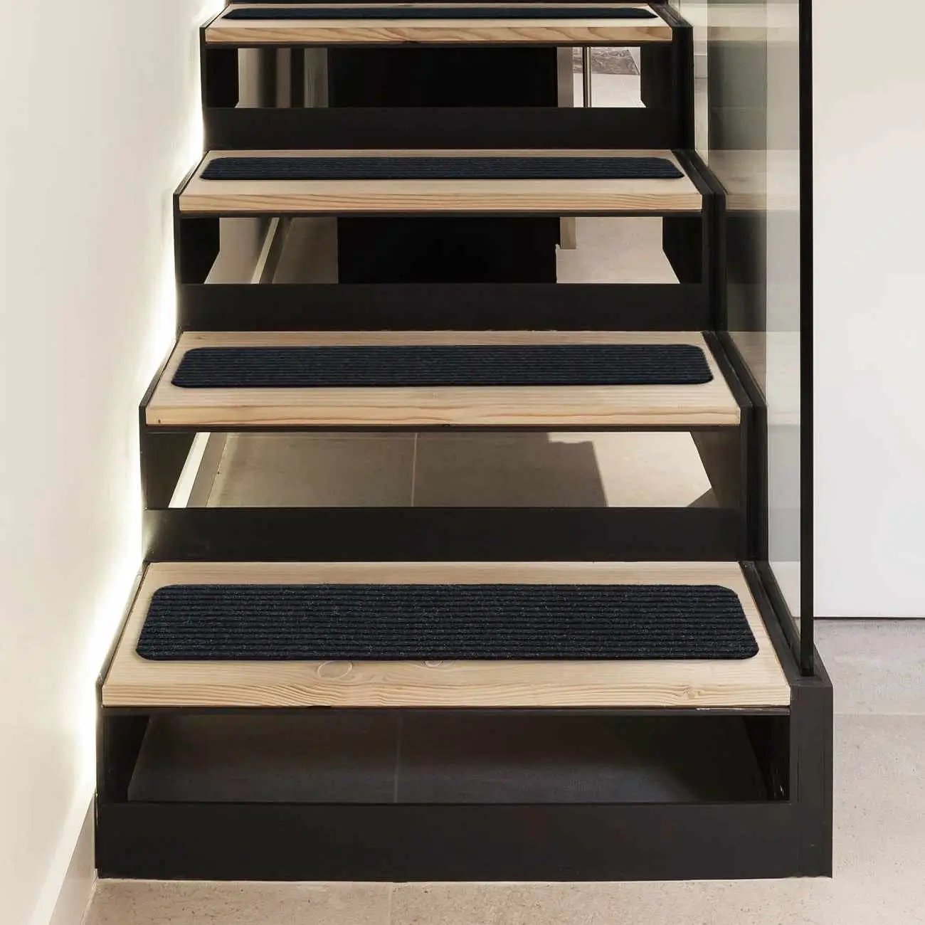 Basic Stair Tread Rugs, Gray from PriceLows™