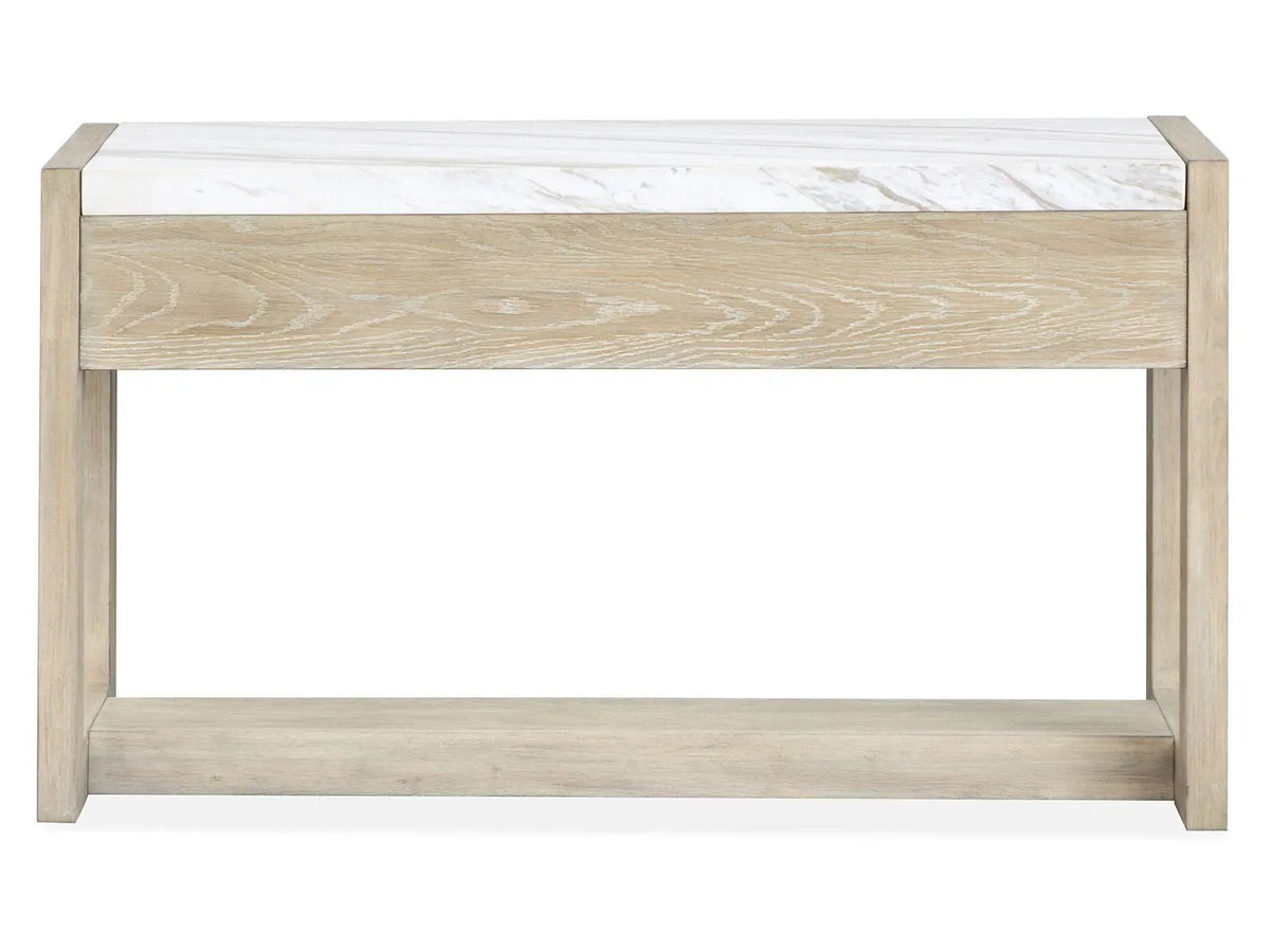 Preston Rectangular Cocktail End Table | Gallery Buff Finish | 25 Inch Width | Timeless Design
