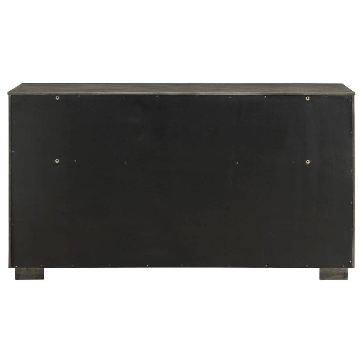 Durango 8-drawer Dresser Taupe | 70 x 20 x 38.5 in | Engineered Wood & Metal | Oak