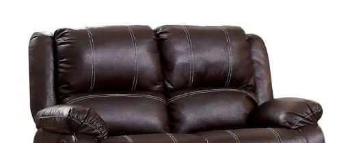 Zuriel Recliner Loveseat | Synthetic Finish | Motion Reclining Mechanism | Classic Style