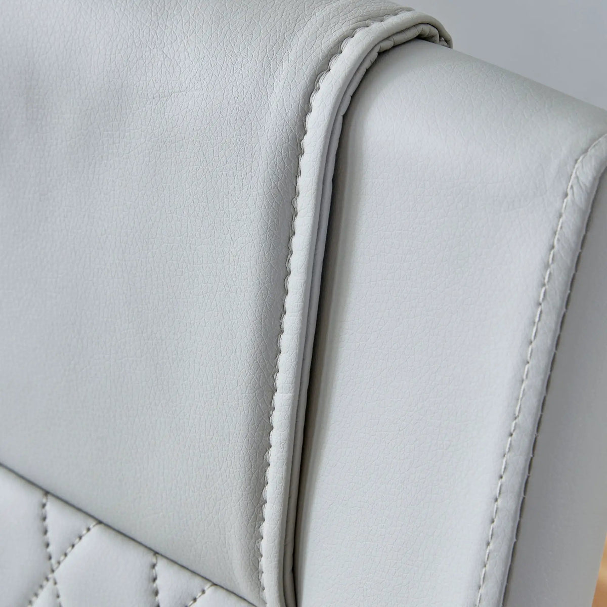 Modern Dining Chairs | Padded Seat | Metal Legs | Anti-Slip Footpads