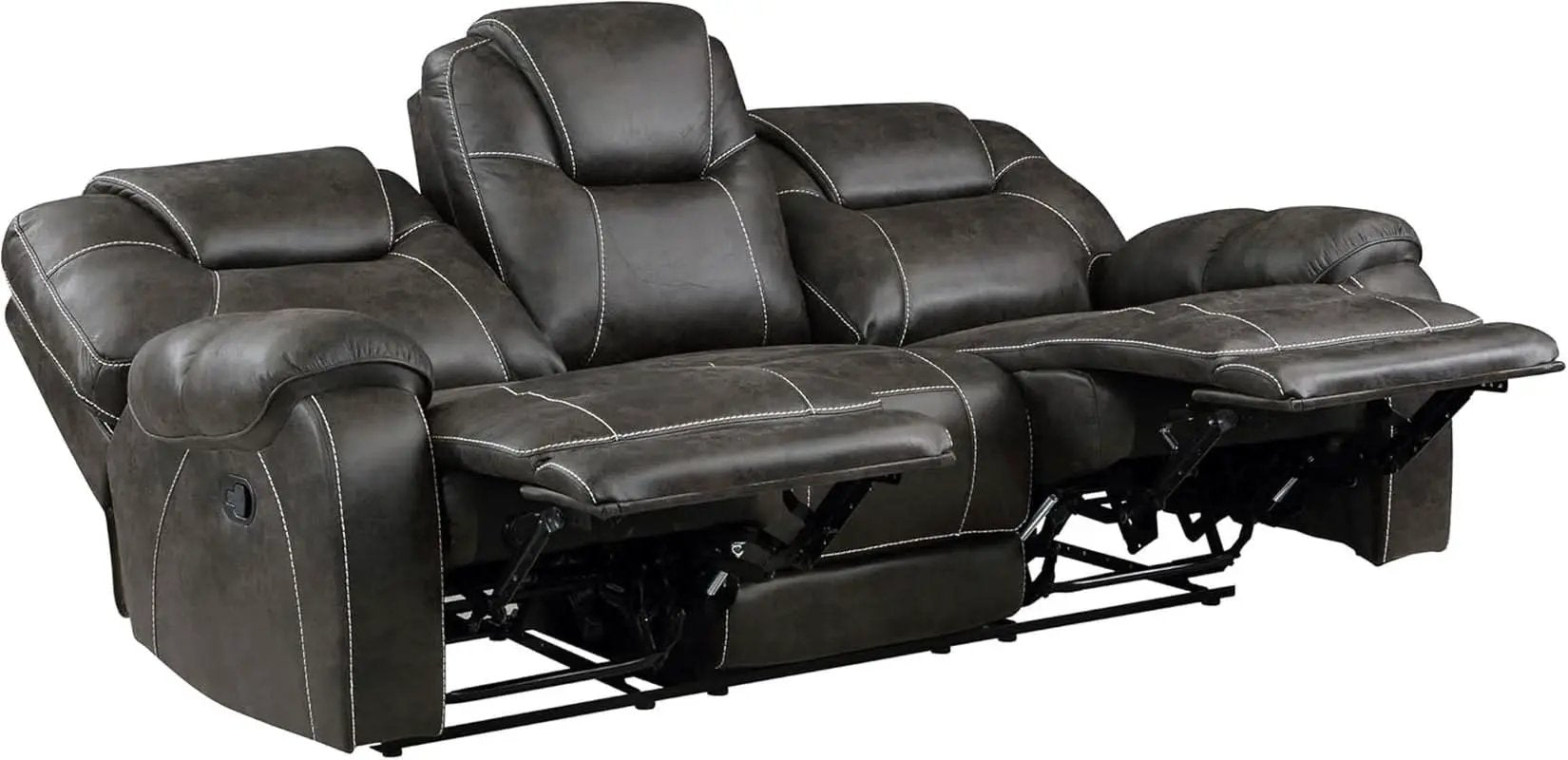 Recife 2-Piece Reclining Living Room Sofa Set Chocolate from PriceLows™