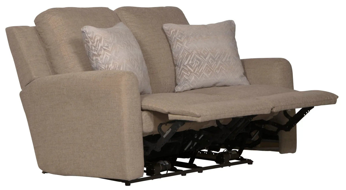 Calvin Reclining Loveseat | 4 Pieces | Chenille & Fabric | Living Room