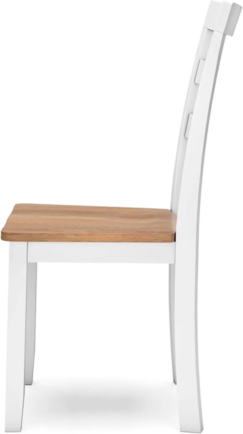 Gesthaven Solid Wood Frame Dining Chair Set White Natural from PriceLows™