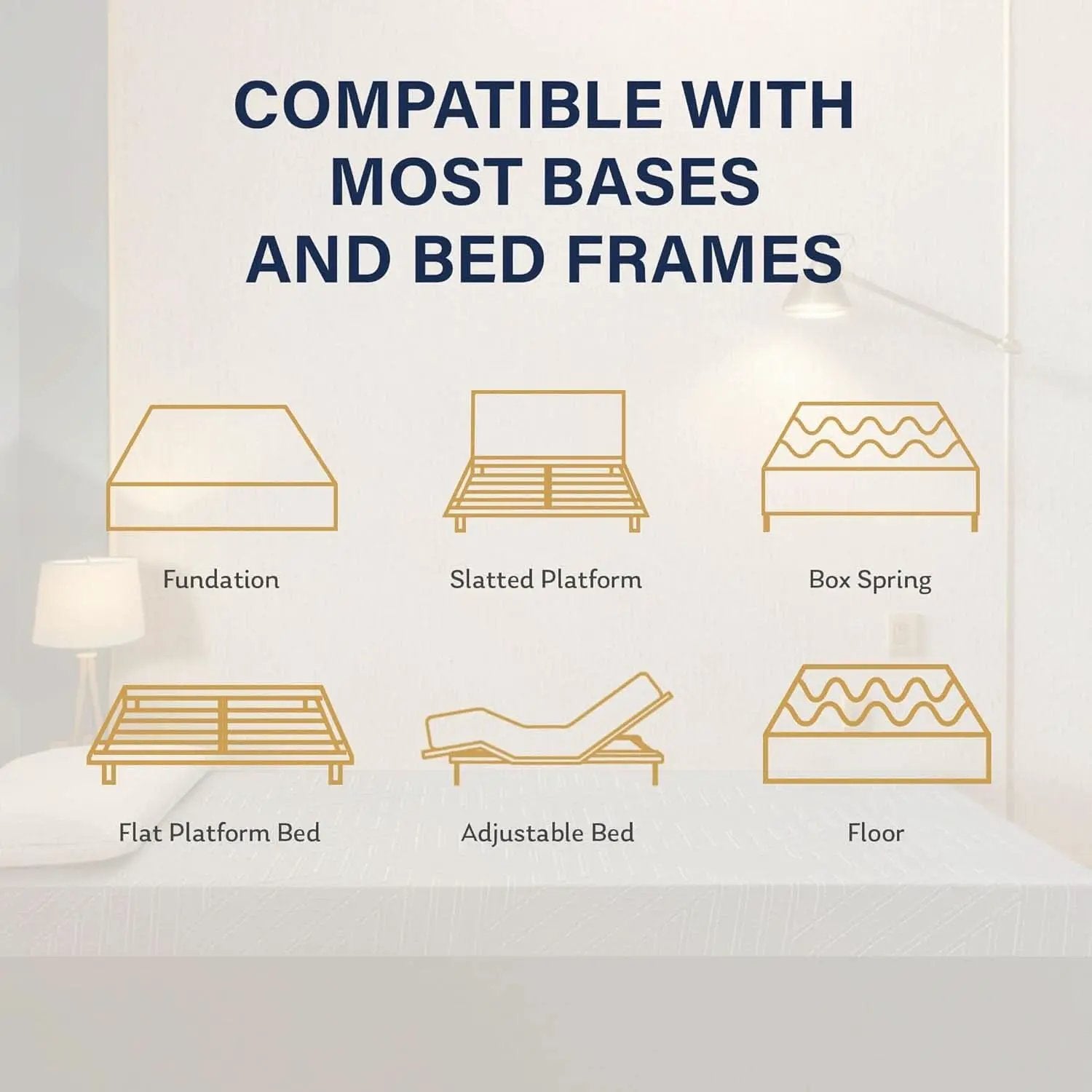 Queen Twelve Inches Gel Cooling Technology Pro Mattress from PriceLows™