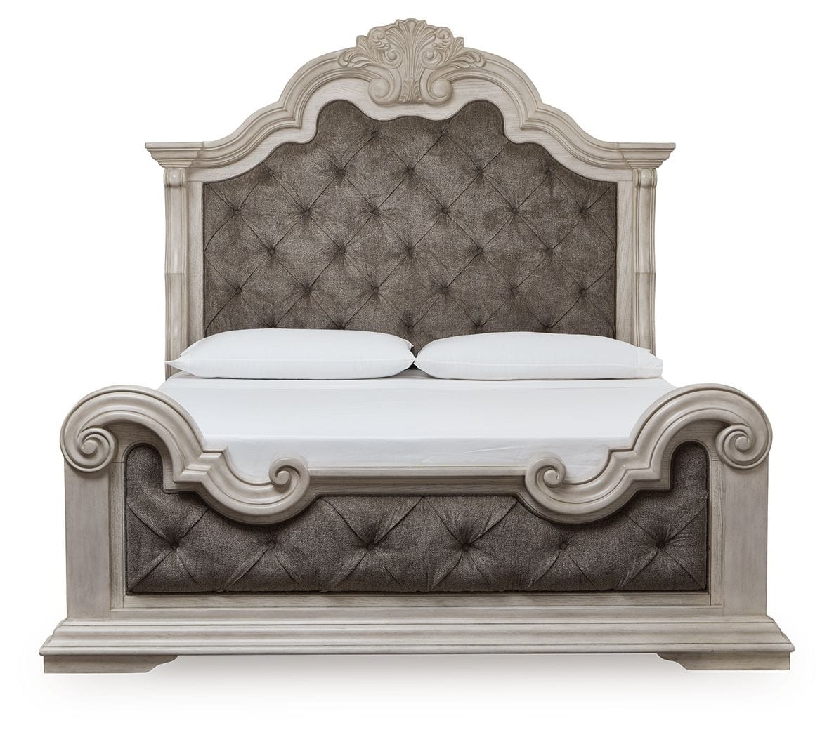 Bruchandi Upholstered Panel Bed | 2 Pieces | Fabric | Bedroom