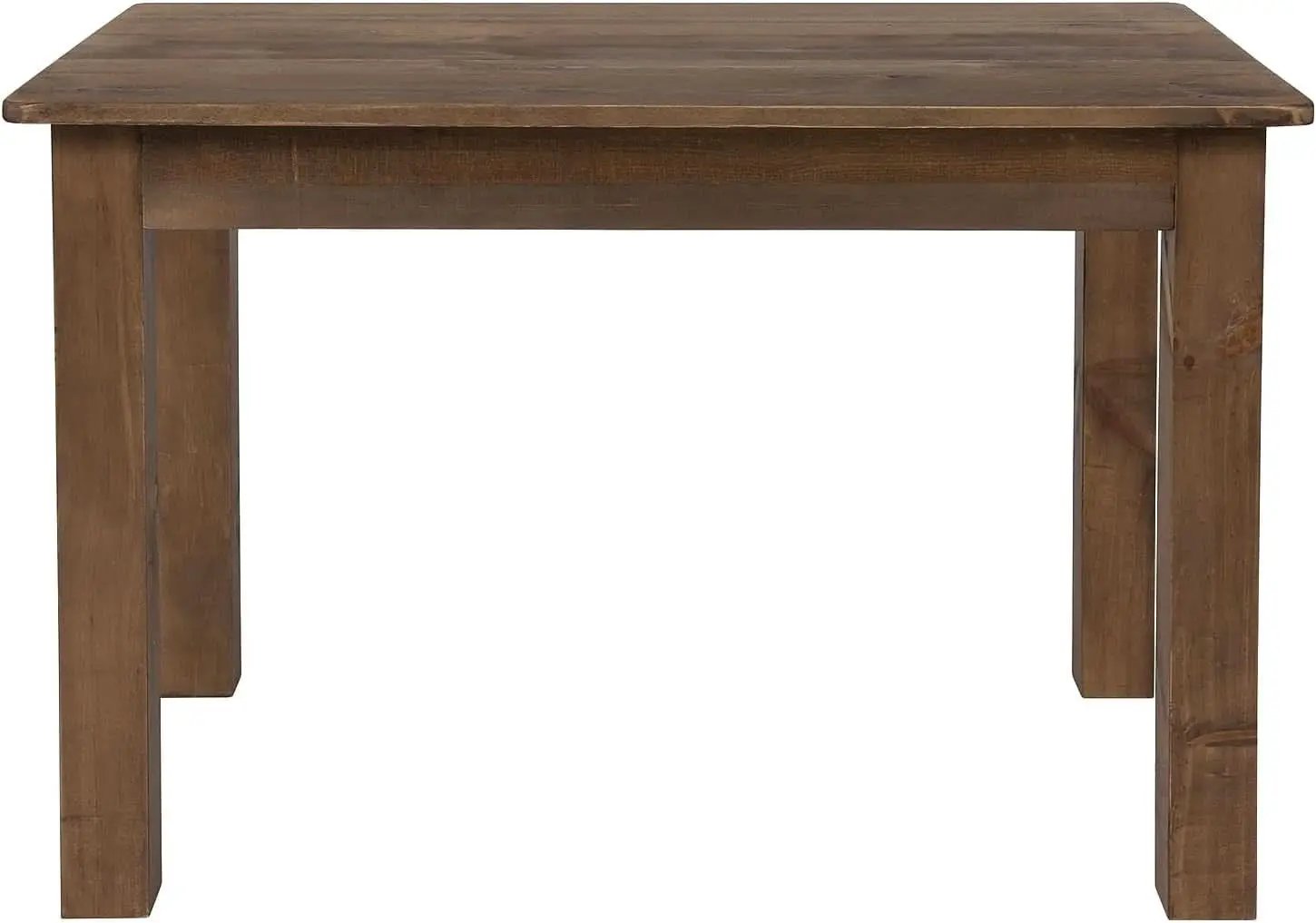 Hercules 46x30 Antique Rustic Solid Pine Farm Dining Table from PriceLows™
