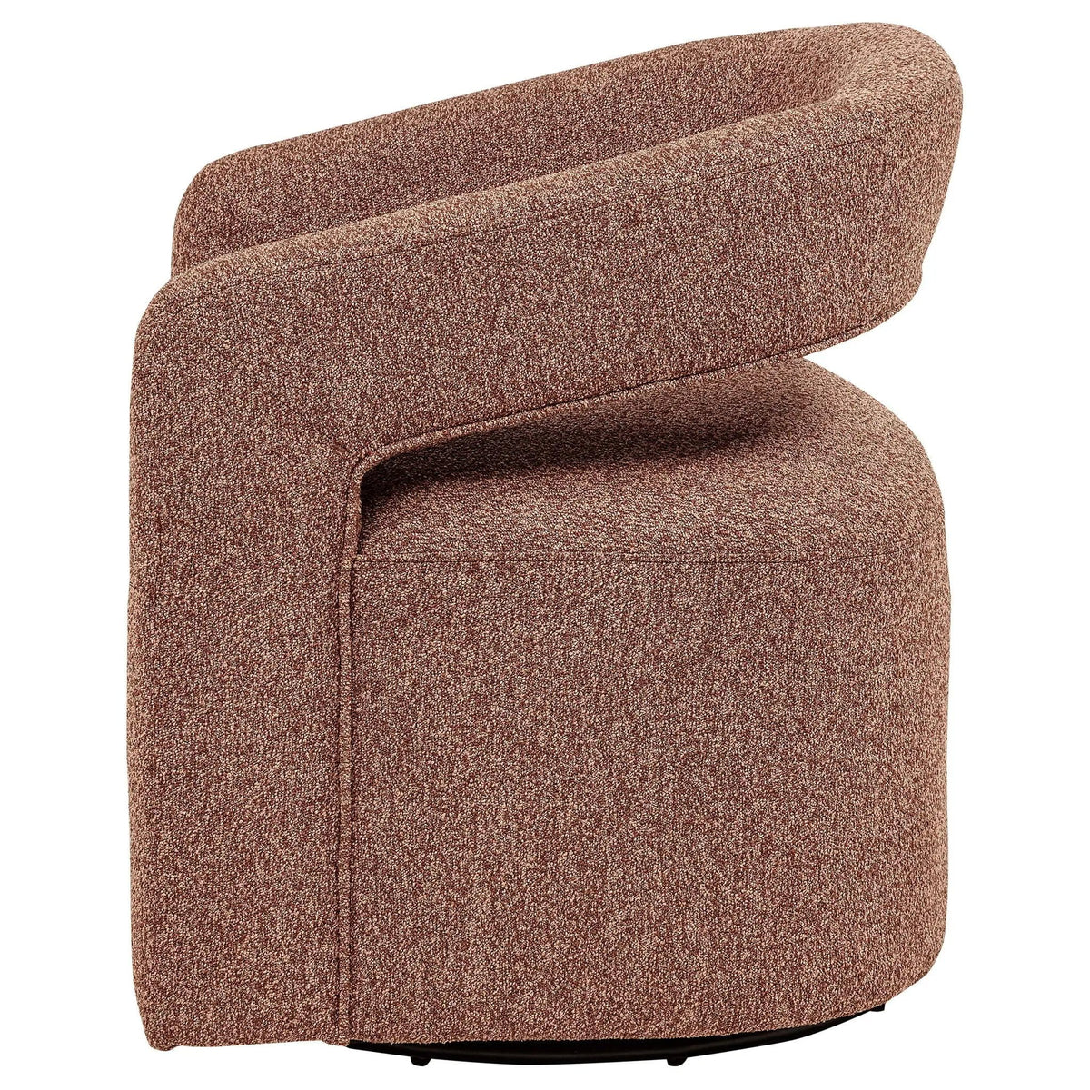 Westhill Boucle Upholstered Swivel Accent Chair Berry | 28.25 x 25 x 29 in | Boucle | Living Room