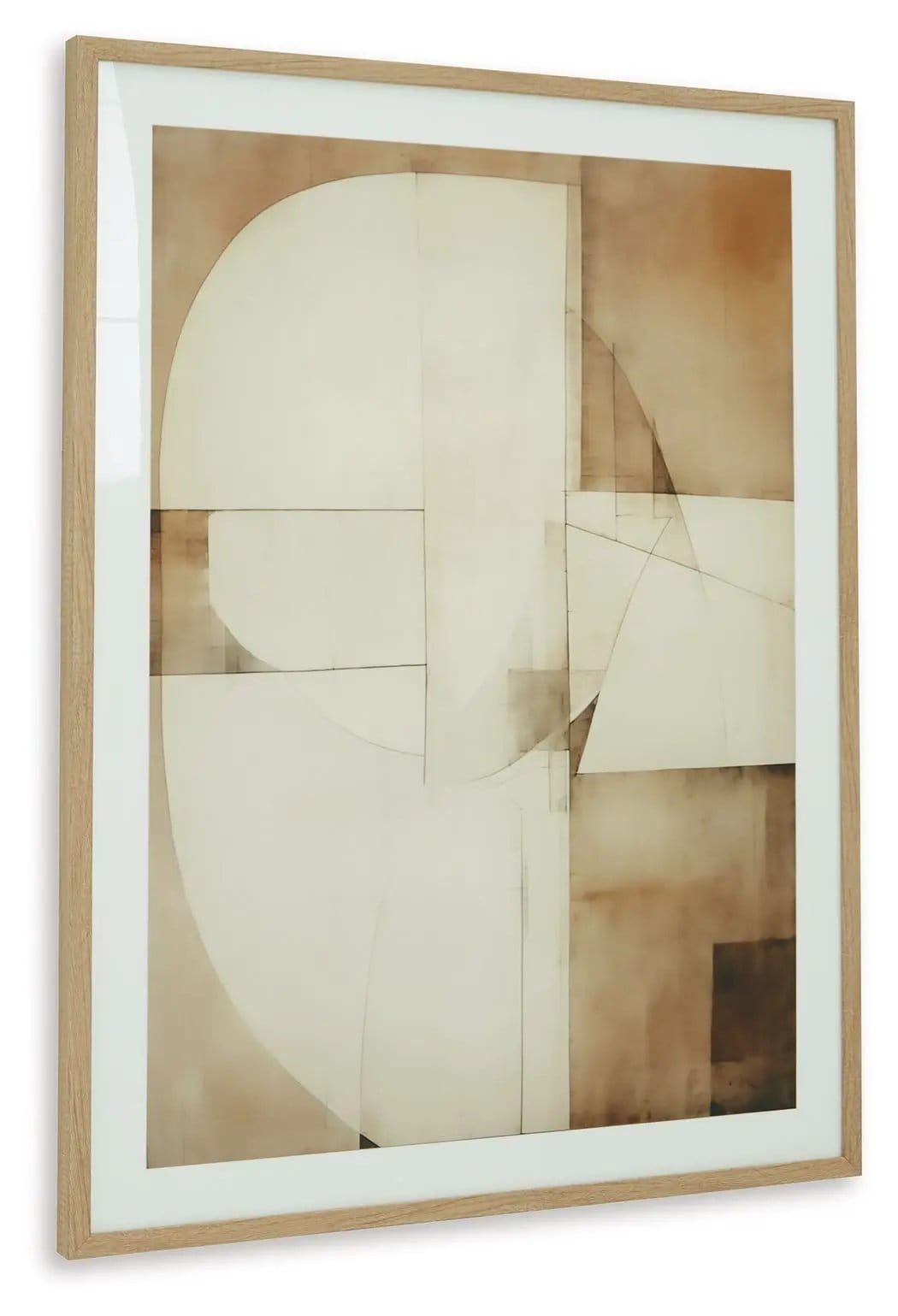 Corlain Wall Art Framed Print | 30 x 1.13 x 40 in | Home Furniture | Brown / Tan / White