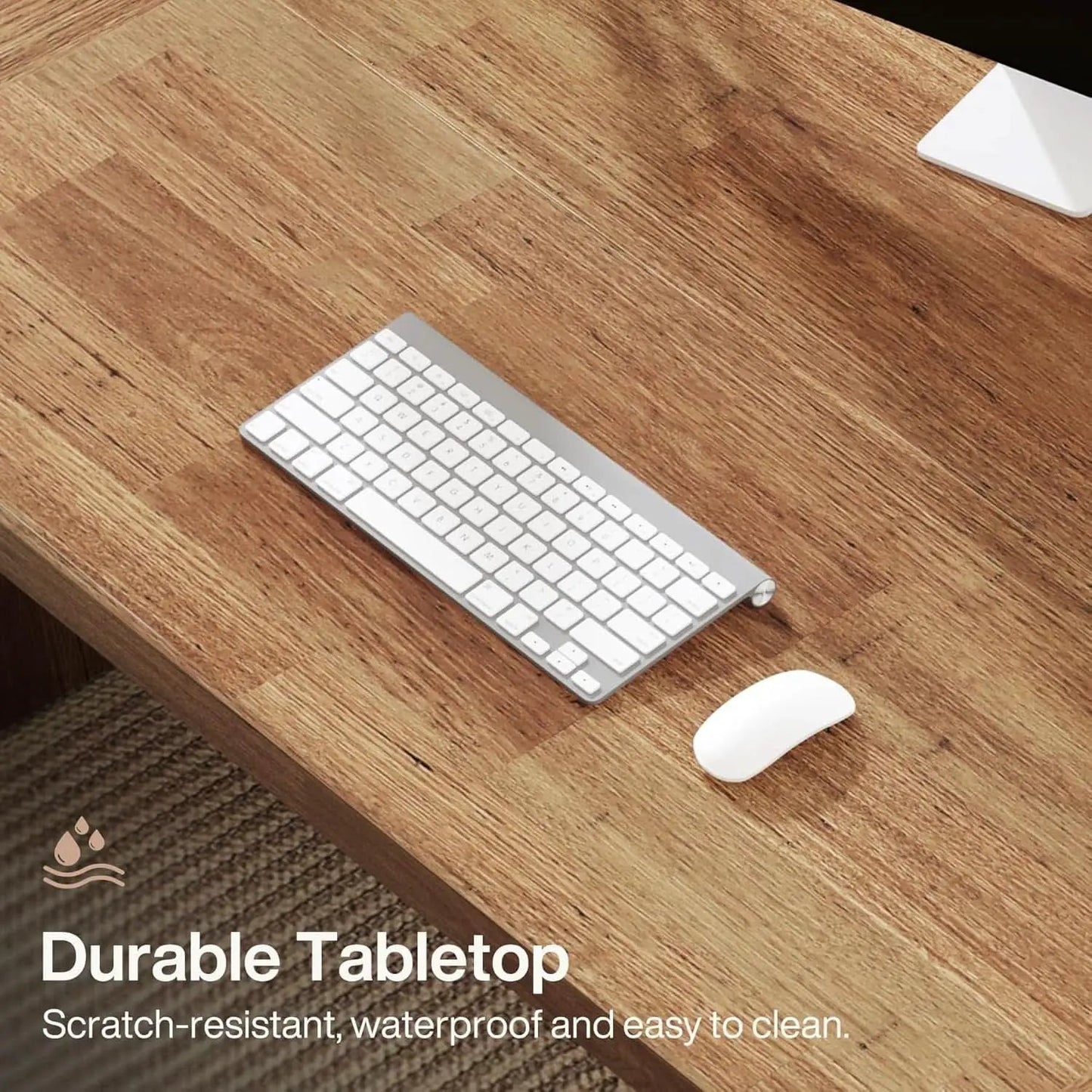 Walnut 70 Inch Executive Desk For Home Office Workspace from PriceLows™