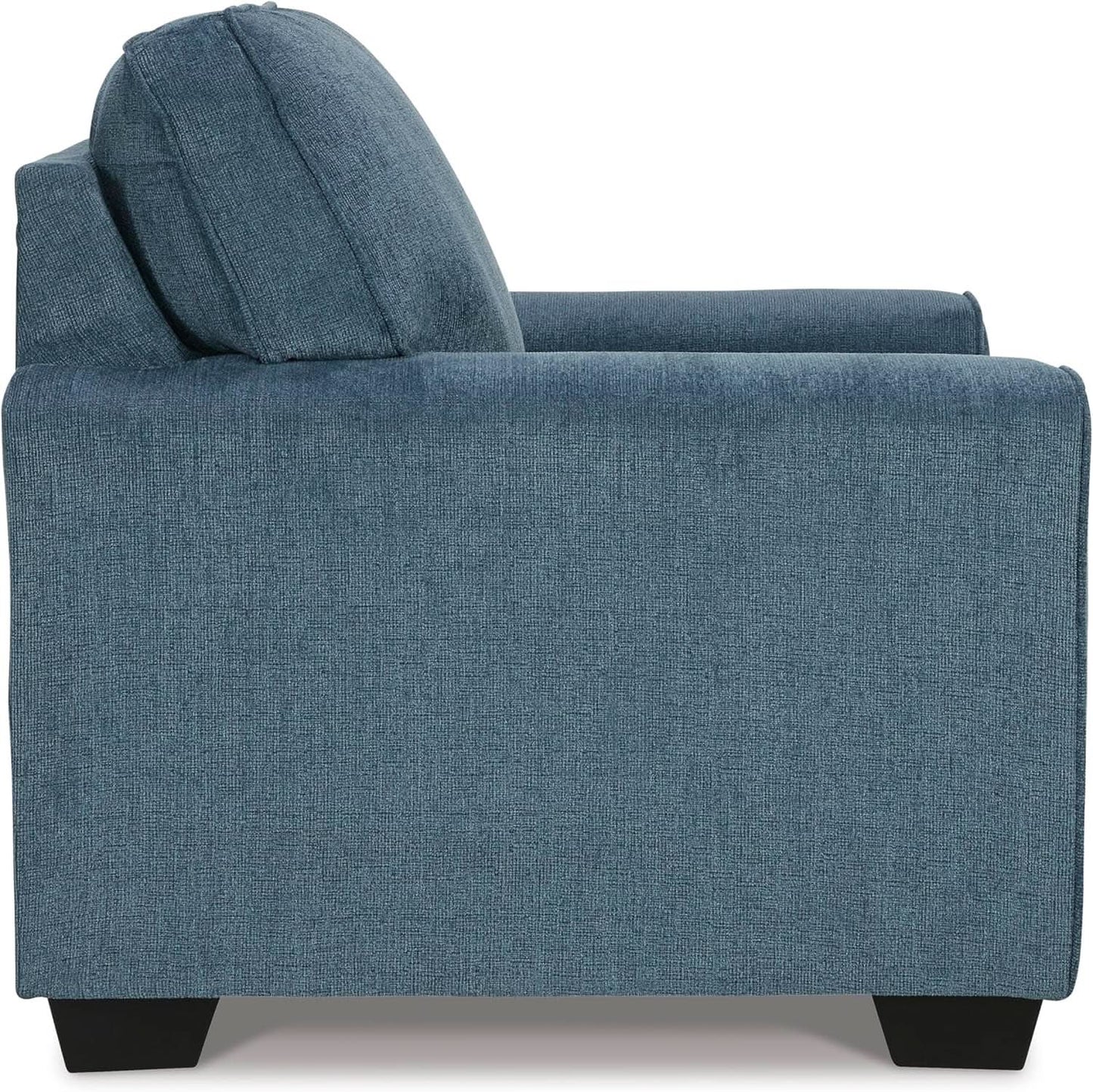 Modern Upholstered Accent Chair In Blue For Living Room from PriceLows™