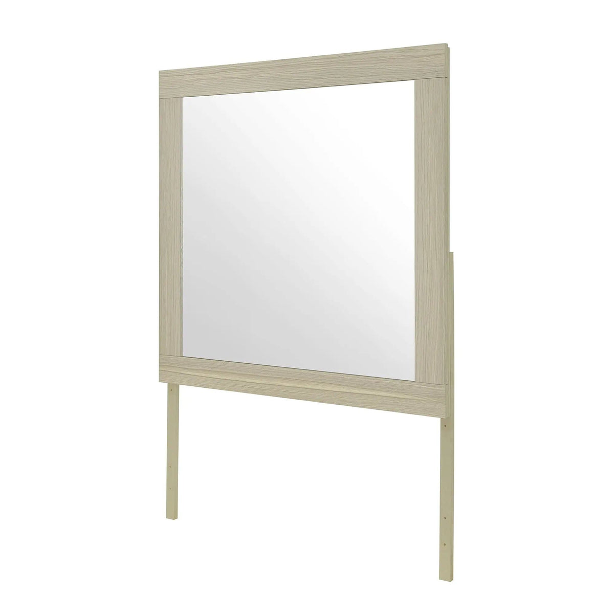 Elsa Mirror With Sleek Frame | 2 Pieces | Solid Wood | Home
